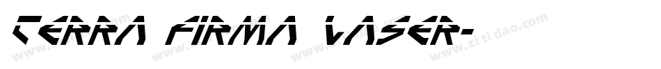 Terra Firma Laser字体转换